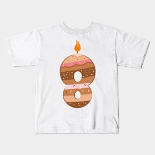 Cake number 8 Kids T-Shirt